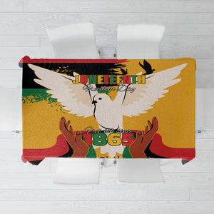 African American Juneteenth 1865 Tablecloth Black Freedom