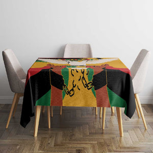 African American Juneteenth 1865 Tablecloth Black Freedom