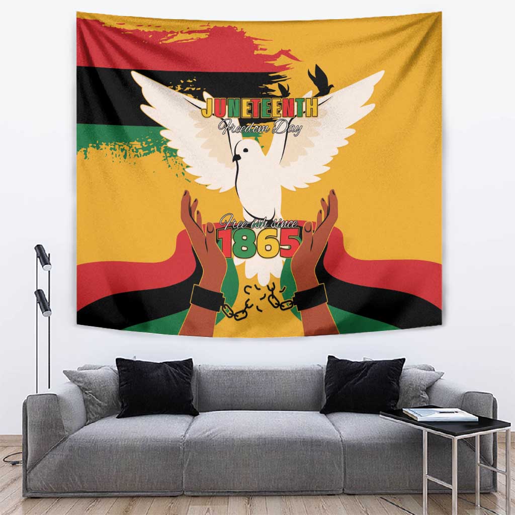 African American Juneteenth 1865 Tapestry Black Freedom