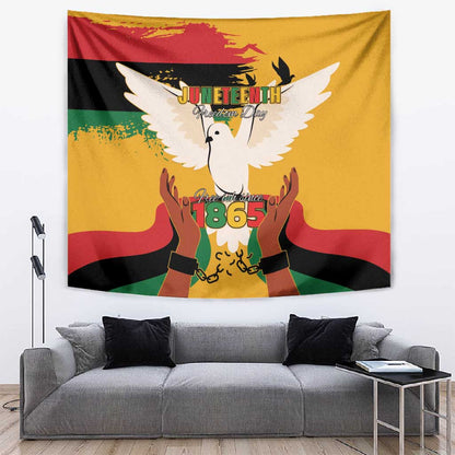 African American Juneteenth 1865 Tapestry Black Freedom