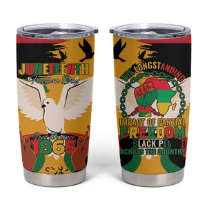 African American Juneteenth 1865 Tumbler Cup Black Freedom