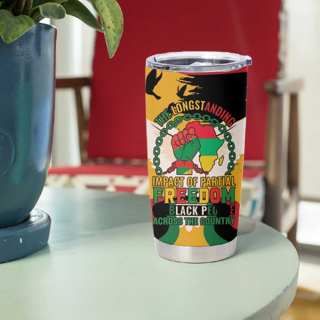 African American Juneteenth 1865 Tumbler Cup Black Freedom