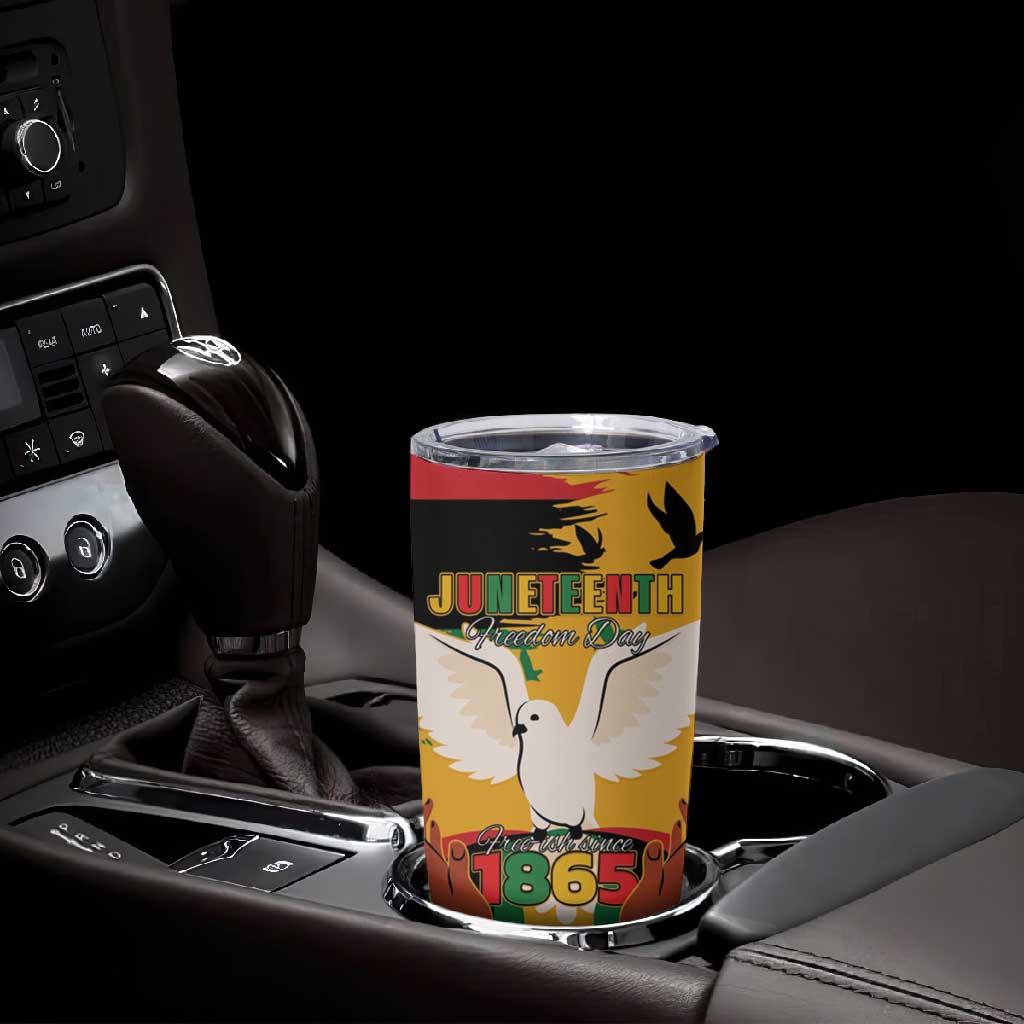 African American Juneteenth 1865 Tumbler Cup Black Freedom