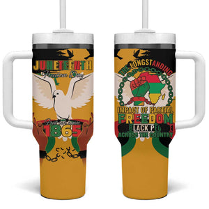African American Juneteenth 1865 Tumbler With Handle Black Freedom
