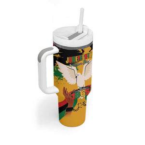 African American Juneteenth 1865 Tumbler With Handle Black Freedom