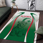 Algeria Rugby Custom Area Rug Go Les Lionceaux