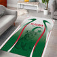 Algeria Rugby Custom Area Rug Go Les Lionceaux