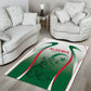 Algeria Rugby Custom Area Rug Go Les Lionceaux