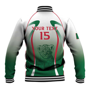 Algeria Rugby Custom Baseball Jacket Go Les Lionceaux