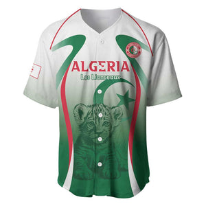 Algeria Rugby Custom Baseball Jersey Go Les Lionceaux