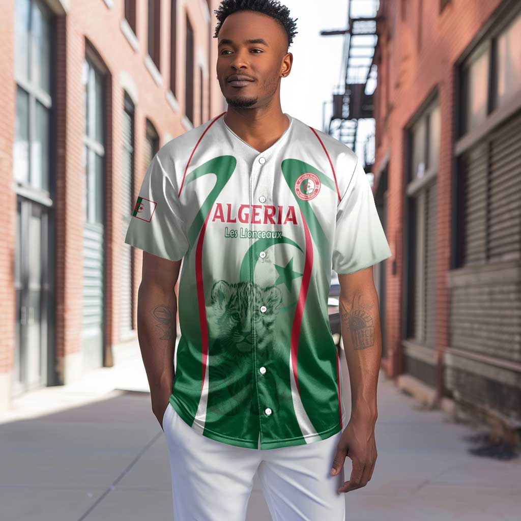 Algeria Rugby Custom Baseball Jersey Go Les Lionceaux