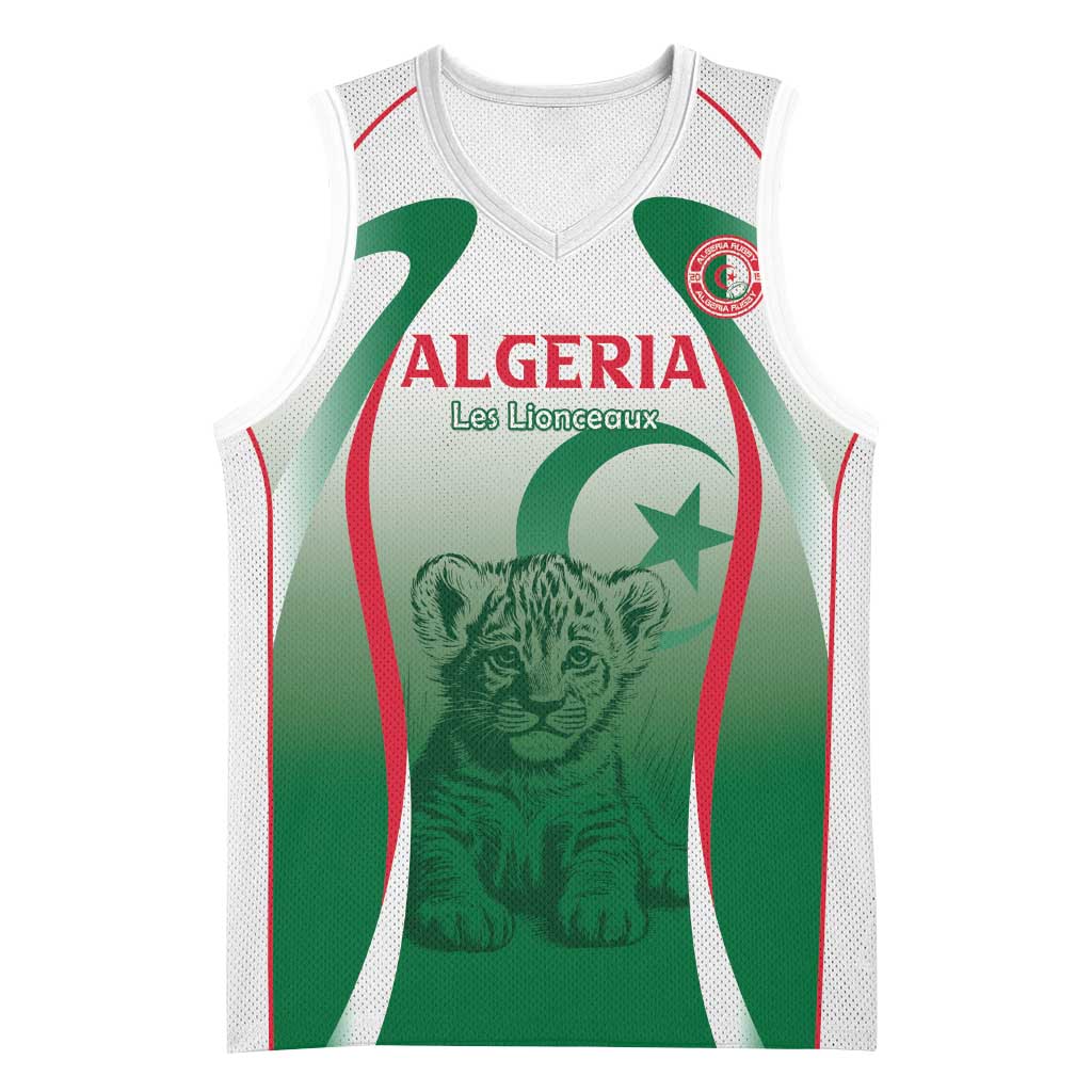 Algeria Rugby Custom Basketball Jersey Go Les Lionceaux - African Pride