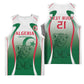 Algeria Rugby Custom Basketball Jersey Go Les Lionceaux - African Pride