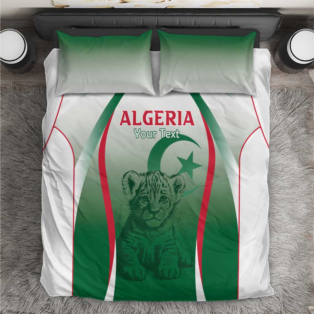 Algeria Rugby Custom Bedding Set Go Les Lionceaux