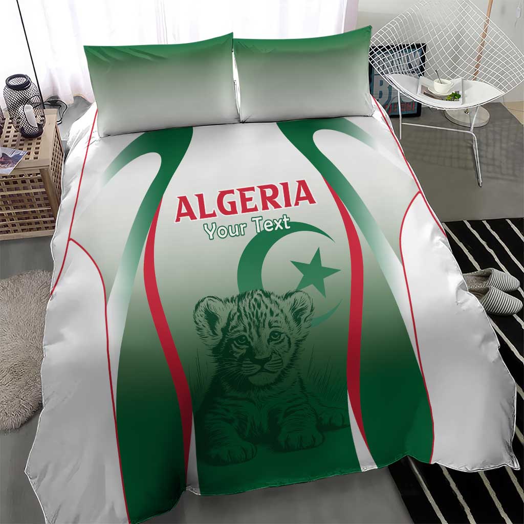Algeria Rugby Custom Bedding Set Go Les Lionceaux