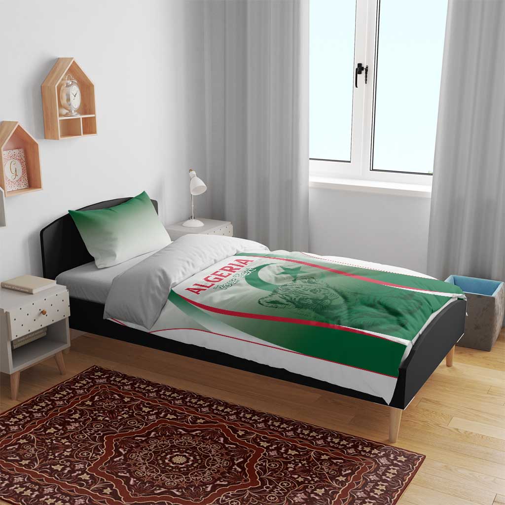 Algeria Rugby Custom Bedding Set Go Les Lionceaux