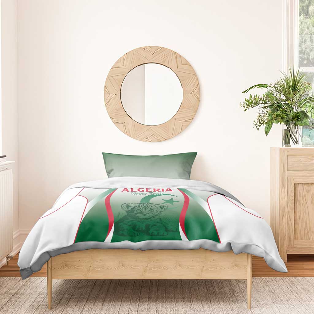 Algeria Rugby Custom Bedding Set Go Les Lionceaux