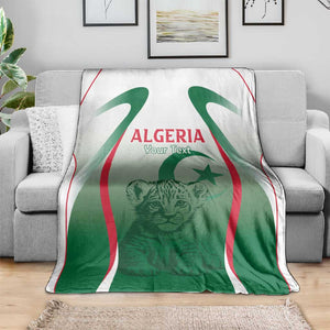 Algeria Rugby Custom Blanket Go Les Lionceaux