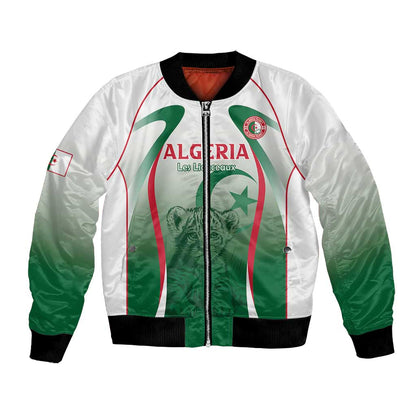 Algeria Rugby Custom Bomber Jacket Go Les Lionceaux