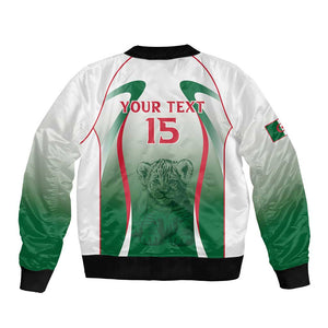 Algeria Rugby Custom Bomber Jacket Go Les Lionceaux