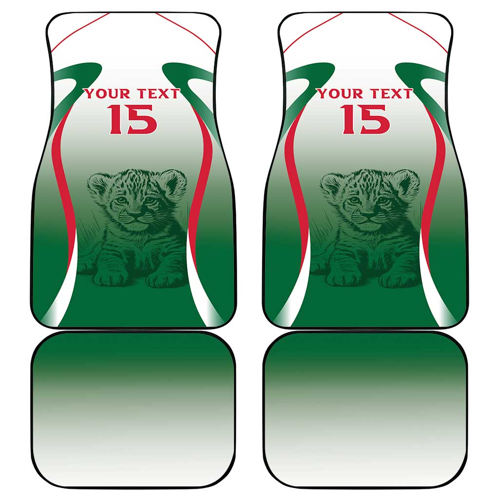 Algeria Rugby Custom Car Mats Go Les Lionceaux