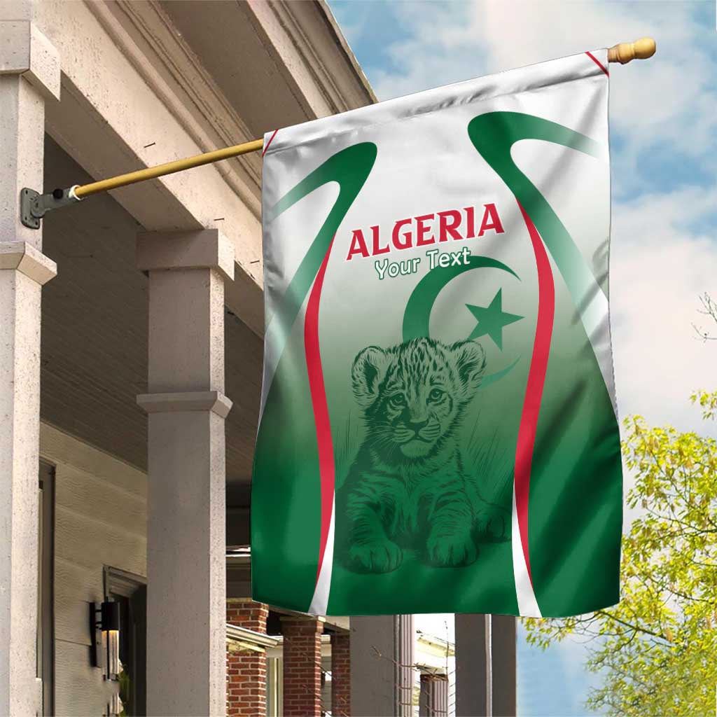 Algeria Rugby Custom Garden Flag Go Les Lionceaux