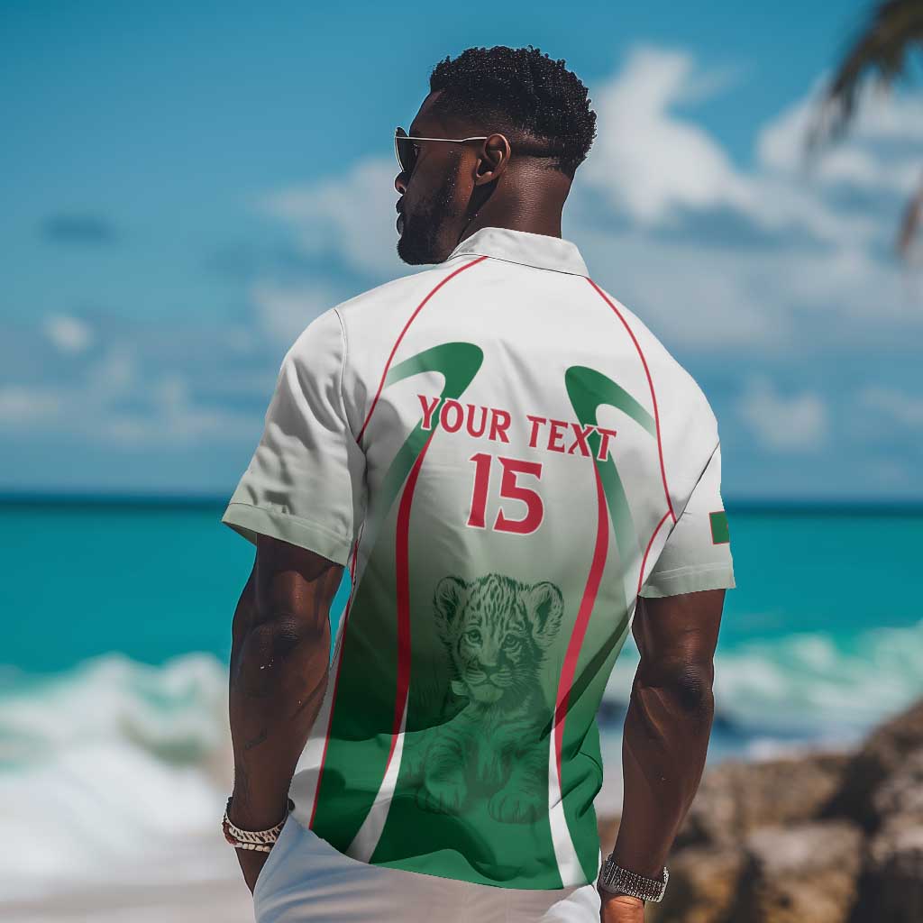 Algeria Rugby Custom Hawaiian Shirt Go Les Lionceaux