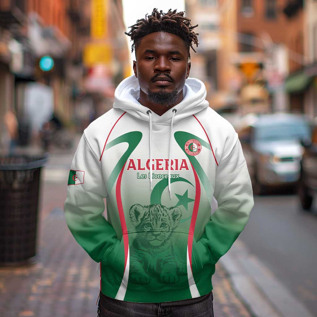 Algeria Rugby Custom Hoodie Go Les Lionceaux