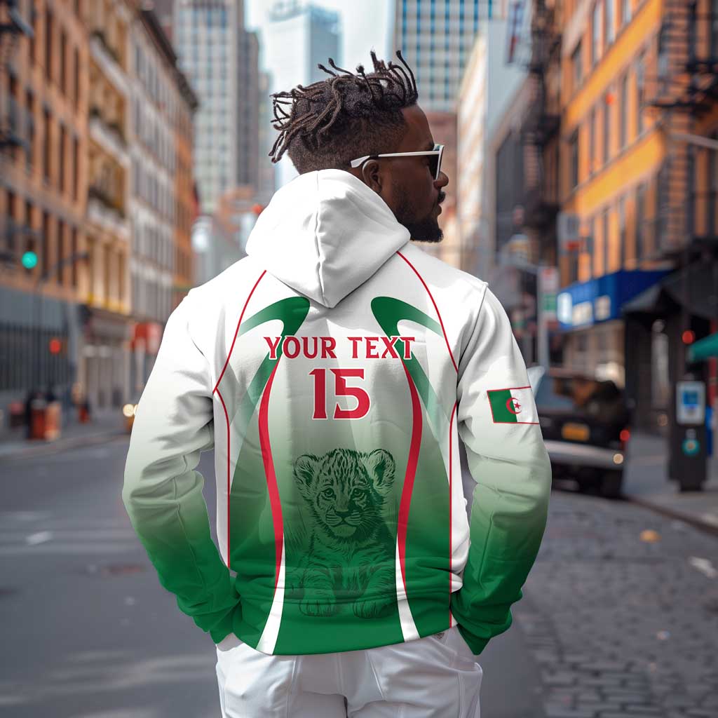 Algeria Rugby Custom Hoodie Go Les Lionceaux