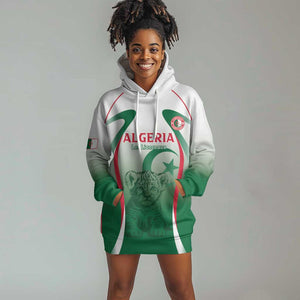 Algeria Rugby Custom Hoodie Dress Go Les Lionceaux