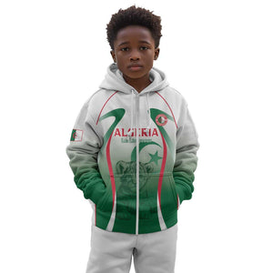 Algeria Rugby Custom Kid Hoodie Go Les Lionceaux