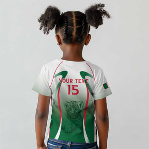 Algeria Rugby Custom Kid T shirt Go Les Lionceaux
