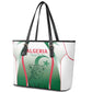 Algeria Rugby Custom Leather Tote Bag Go Les Lionceaux
