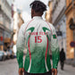Algeria Rugby Custom Long Sleeve Button Shirt Go Les Lionceaux