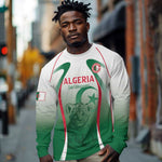 Algeria Rugby Custom Long Sleeve Shirt Go Les Lionceaux