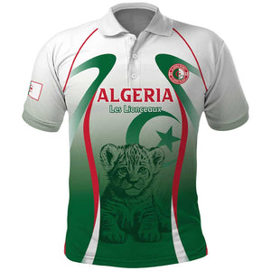 Algeria Rugby Custom Polo Shirt Go Les Lionceaux