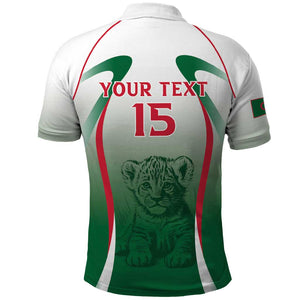 Algeria Rugby Custom Polo Shirt Go Les Lionceaux