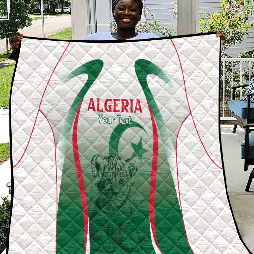 Algeria Rugby Custom Quilt Go Les Lionceaux