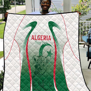 Algeria Rugby Custom Quilt Go Les Lionceaux