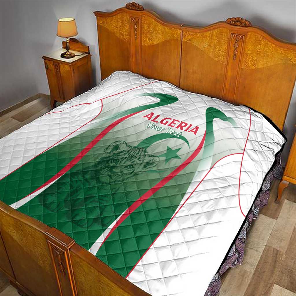Algeria Rugby Custom Quilt Go Les Lionceaux
