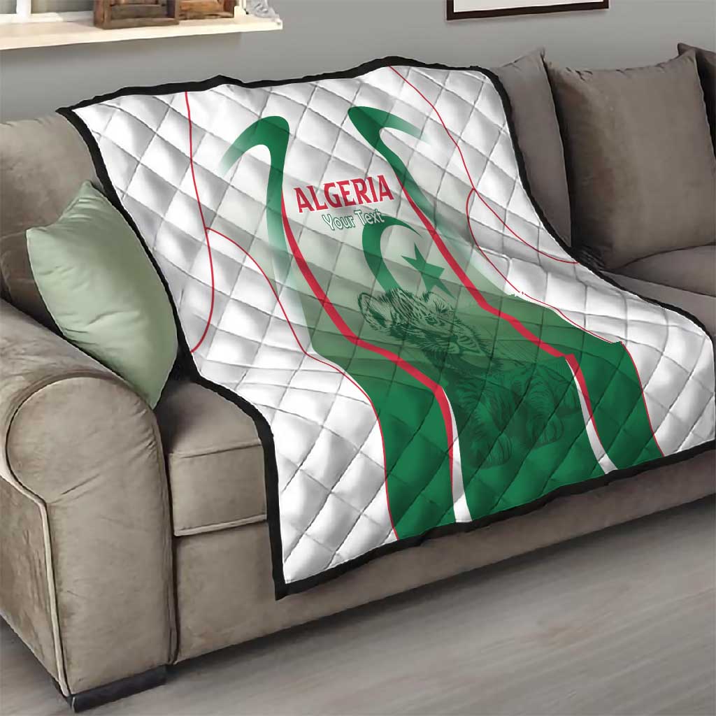 Algeria Rugby Custom Quilt Go Les Lionceaux