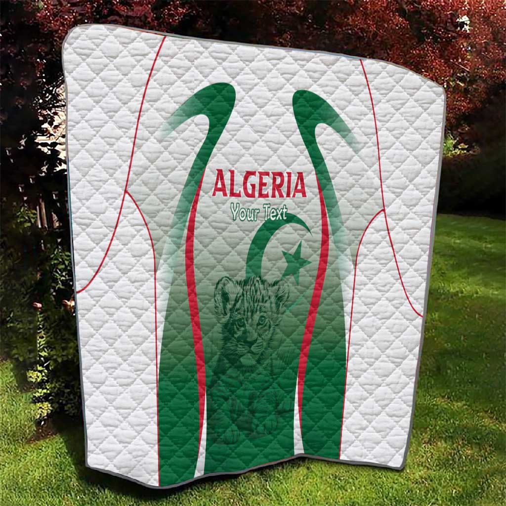 Algeria Rugby Custom Quilt Go Les Lionceaux