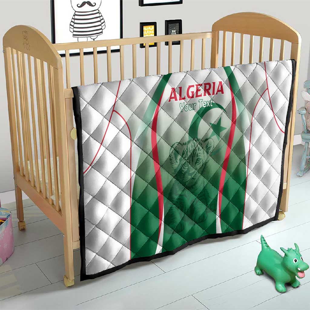 Algeria Rugby Custom Quilt Go Les Lionceaux