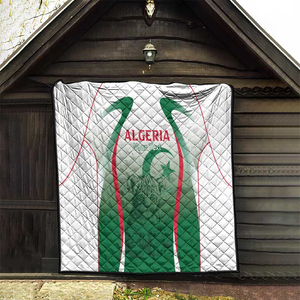 Algeria Rugby Custom Quilt Go Les Lionceaux