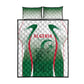 Algeria Rugby Custom Quilt Bed Set Go Les Lionceaux