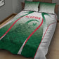 Algeria Rugby Custom Quilt Bed Set Go Les Lionceaux