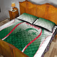 Algeria Rugby Custom Quilt Bed Set Go Les Lionceaux