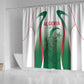 Algeria Rugby Custom Shower Curtain Go Les Lionceaux
