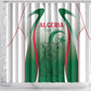 Algeria Rugby Custom Shower Curtain Go Les Lionceaux