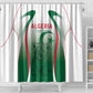Algeria Rugby Custom Shower Curtain Go Les Lionceaux